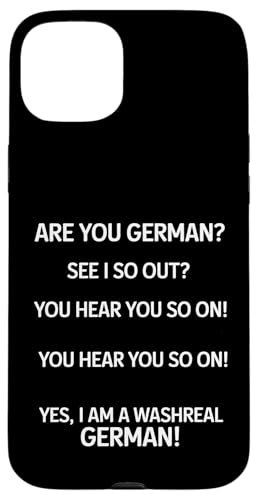 Washreal German - Denglisch Spruch Hülle für iPhone 15 Plus Washreal German - Denglisch Spruch Hülle für iPhone 15 Plus von PeeKay Apparel - Denglisch