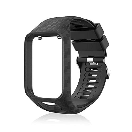 Peedeu Für Tomtom Silikon-Ersatzarmband für Tomtom Runner 2 / Runner 3 / Spark 3 / Adventurer/Golfer 2 Sport GPS Laufen, Schwarz, Klassisch Peedeu Für Tomtom Silikon-Ersatzarmband für Tomtom Runner 2 / Runner 3 / Spark 3 / Adventurer/Golfer 2 Sport GPS Laufen, Schwarz, Klassisch von Peedeu