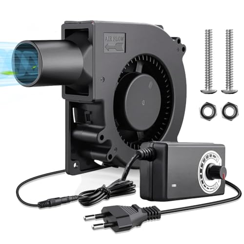 Radiallüfter 12V, Turbinengebläse, 120mm Lüfter, 220V Kühlung LüfterS mit Controller für Haushaltsgeräte,12v Lüfter, Grill Gebläse, Turbinengebläse für Kaminofen,Picknick,Camping,BBQ,Kühlung,Belüftung Radiallüfter 12V, Turbinengebläse, 120mm Lüfter, 220V Kühlung LüfterS mit Controller für Haushaltsgeräte,12v Lüfter, Grill Gebläse, Turbinengebläse für Kaminofen,Picknick,Camping,BBQ,Kühlung,Belüftung von Peelanmall