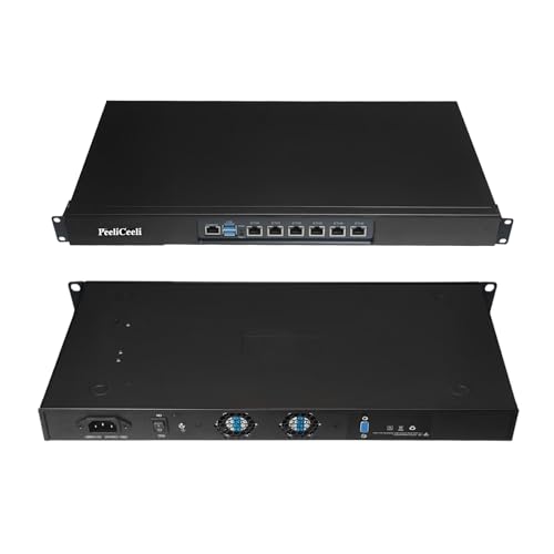 PeeliCeeli Firewall 1U 19 Inch Appliance Network Rackmount Core i7 1165G7, 6 x i225V 2.5GbE LAN, DDR4 8GB RAM 256GB SSD, AES-NI, Router PC, OPNsense, Console GPIO, SIM Slot VGA PeeliCeeli Firewall 1U 19 Inch Appliance Network Rackmount Core i7 1165G7, 6 x i225V 2.5GbE LAN, DDR4 8GB RAM 256GB SSD, AES-NI, Router PC, OPNsense, Console GPIO, SIM Slot VGA von PeeliCeeli