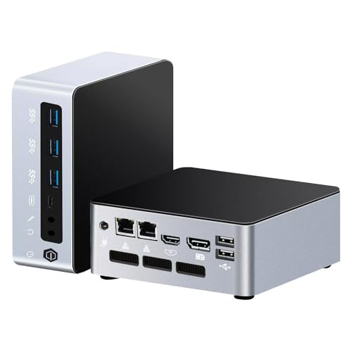 PeeliCeeli Mini PC Desktop Computer 13th Gen Core i5-1340P 12C/16T, DDR5 16GB RAM M.2 NVME 1TB SSD Micro Gaming Büro PC Windows 11 Pro, WiFi6 USB 3.0 BT5.2, Gigabit Ethernet, 3 Display von PeeliCeeli