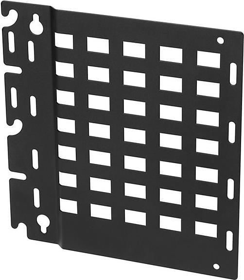 Peerless - Montagekomponente (Befestigungsplatte) - schmal - für Audio-/Videokomponenten - Schwarz - Montageschnittstelle: 200 x 200 mm von Peerless