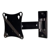 Peerless PARAMOUNT Pivot Wall Mount PP730 - Befestigungskit (Wandarm, Montage-Adapter) für LCD TV (neig- und schwenkbar) - Stahl, eloxiertes Aluminium - Hochglanz-schwarz (10 - 73,70cm (29)) - Montageschnittstelle: 100 x 100 mm, 75 x 75 mm (PP730) von Peerless