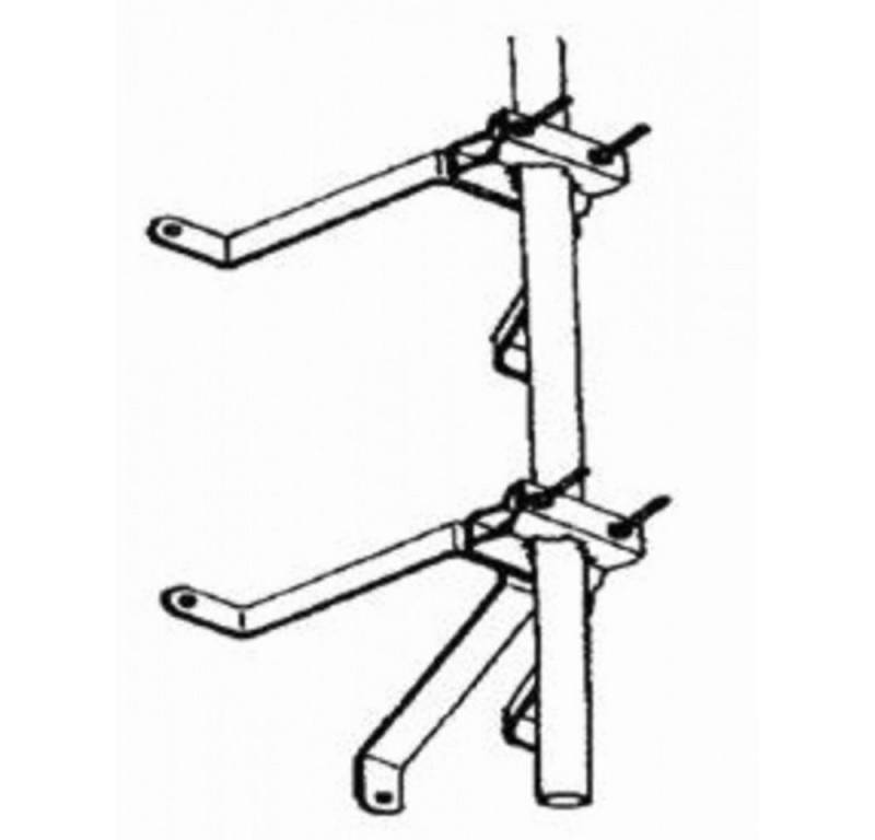 PeerlessAV Peres MH 12 Masthalterung für Antennenbau. Elektro-Kabel, Robuste Stahlkonstruktion von PeerlessAV