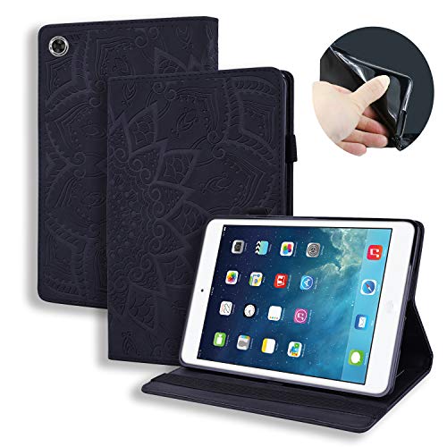 Pefcase Lenovo Tab M10 FHD Plus 26,2 cm (10,3 Zoll) Hülle 2020 PU-Leder Folio Stand Cover Shell mit Bleistift Halter und Kartenschlitz für (2. Gen) TB-X606F TB-X606X Tablet – Schwarz von Pefcase
