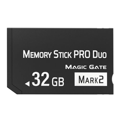 32 GB Speicherstick Pro Duo MARK2, High-Speed-Speicherstick Duo, kompatibel mit PSP1000 2000 3000 Zubehör und Digitalkamera-Speicherkarten von Pefishop