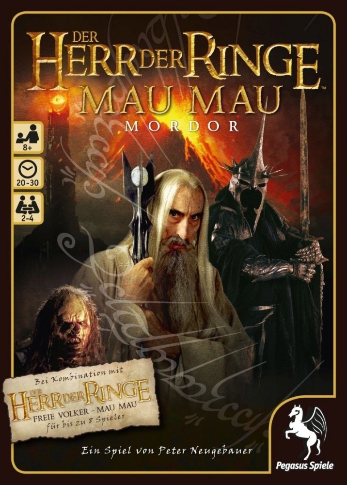 Herr der Ringe MauMau - Mordor von Pegasus Spiele