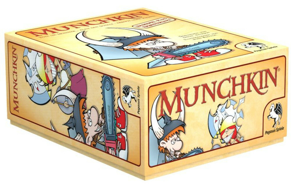 Pegasus Spiele Munchkin 1+2 17222G Kartenspiel (ab 12 Jahre, 3 - 6 Spieler, 60 min) von Pegasus Spiele