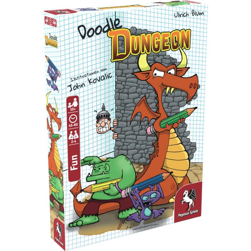 Doodle Dungeon, Brettspiel von Pegasus