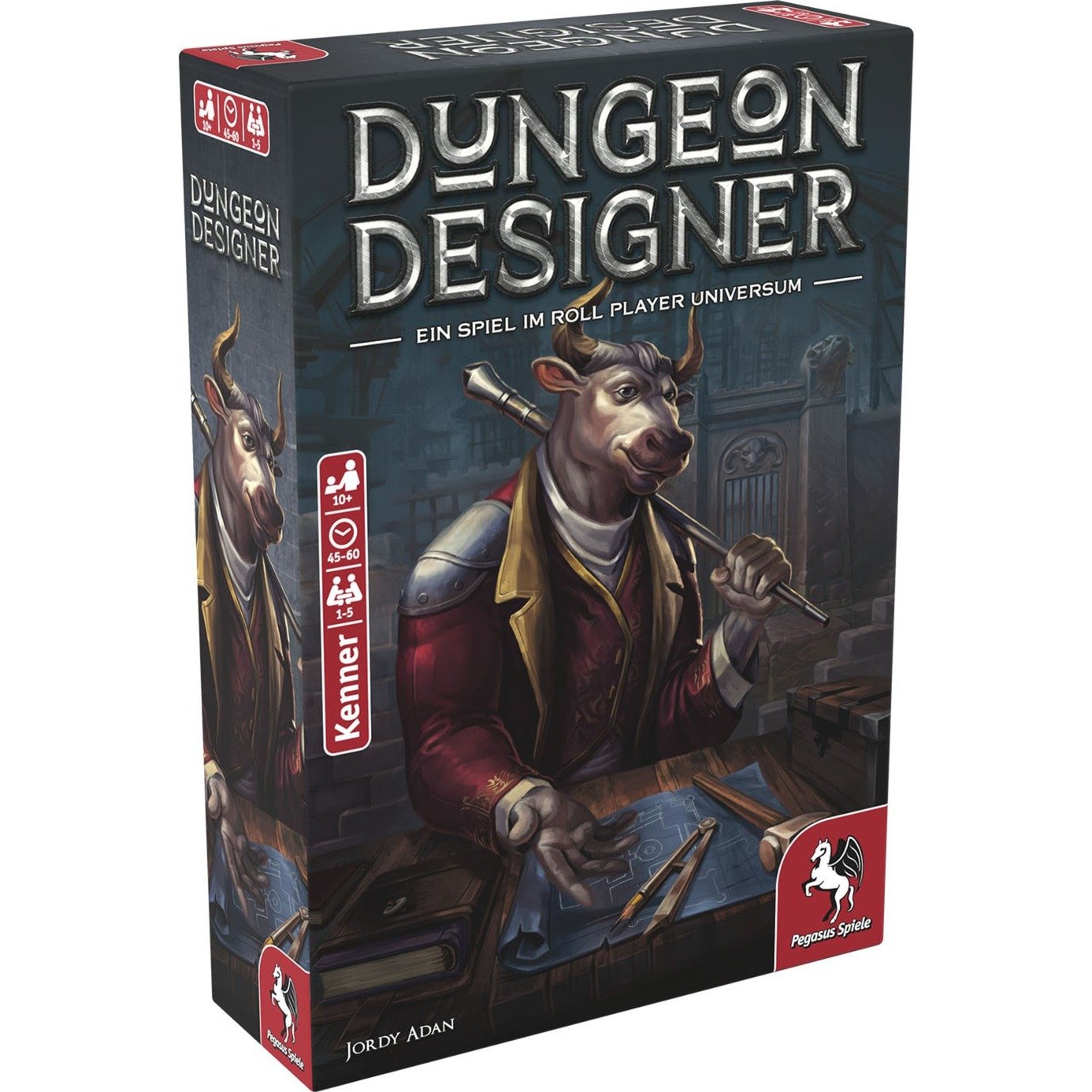 Dungeon Designer, Brettspiel Dungeon Designer, Brettspiel von Pegasus