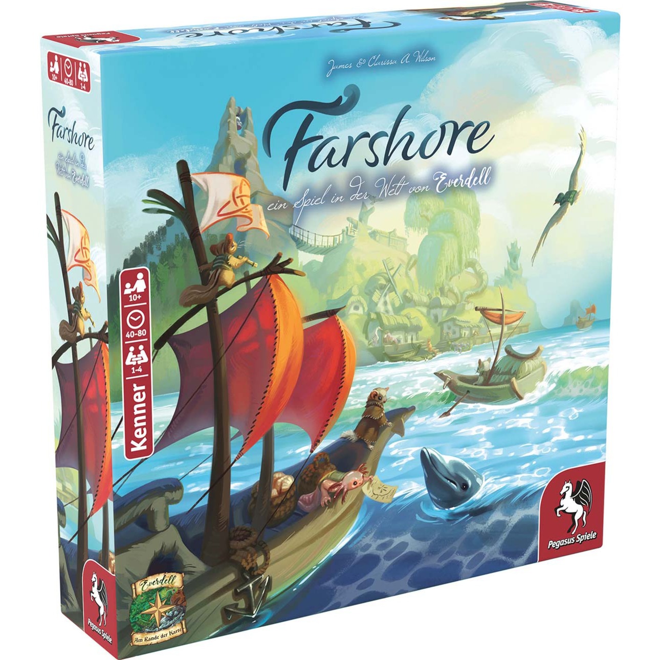 Farshore – Ein Spiel in der Welt von Everdell , Brettspiel von Pegasus