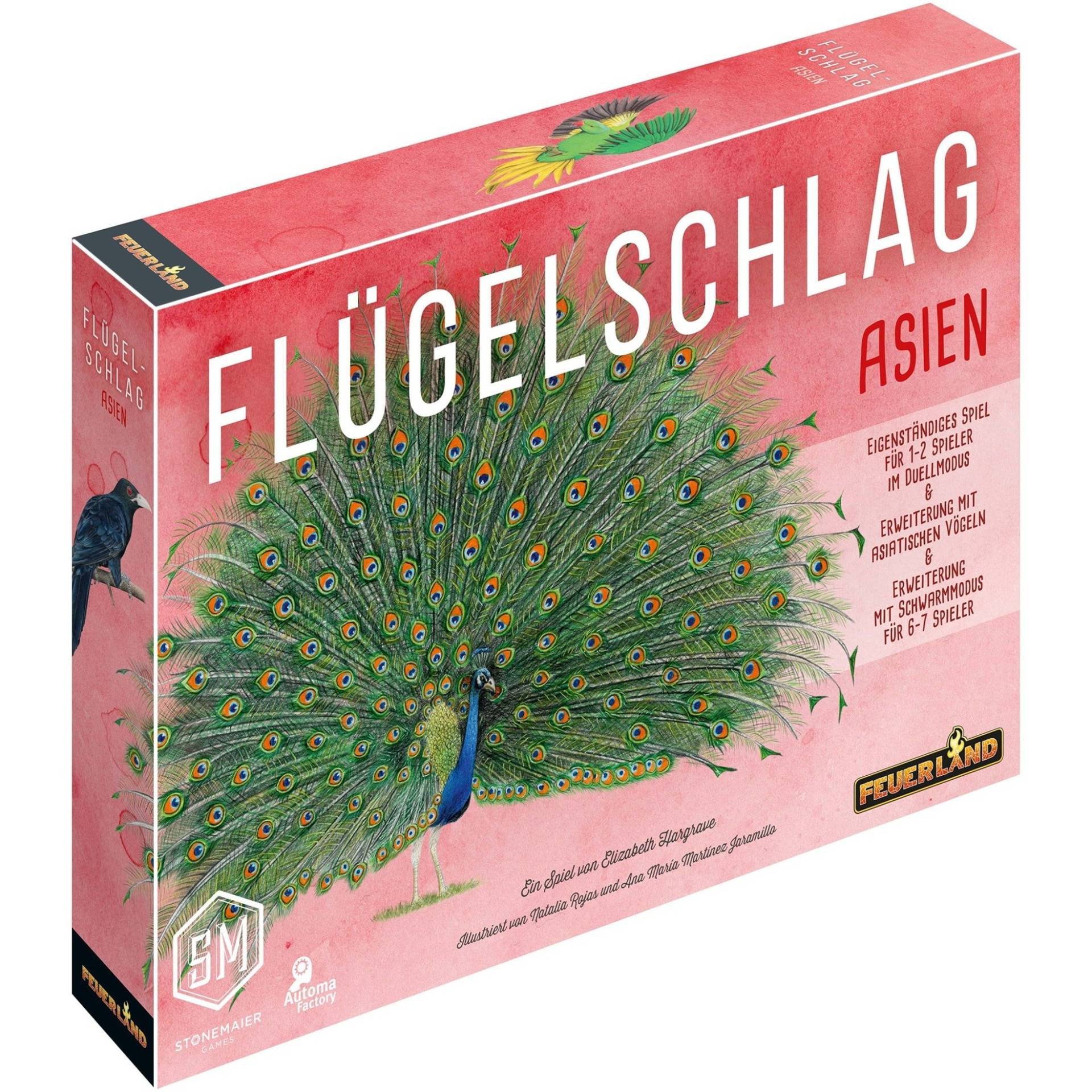 Flügelschlag: Asien-Erweiterung, Brettspiel Flügelschlag: Asien-Erweiterung, Brettspiel von Pegasus