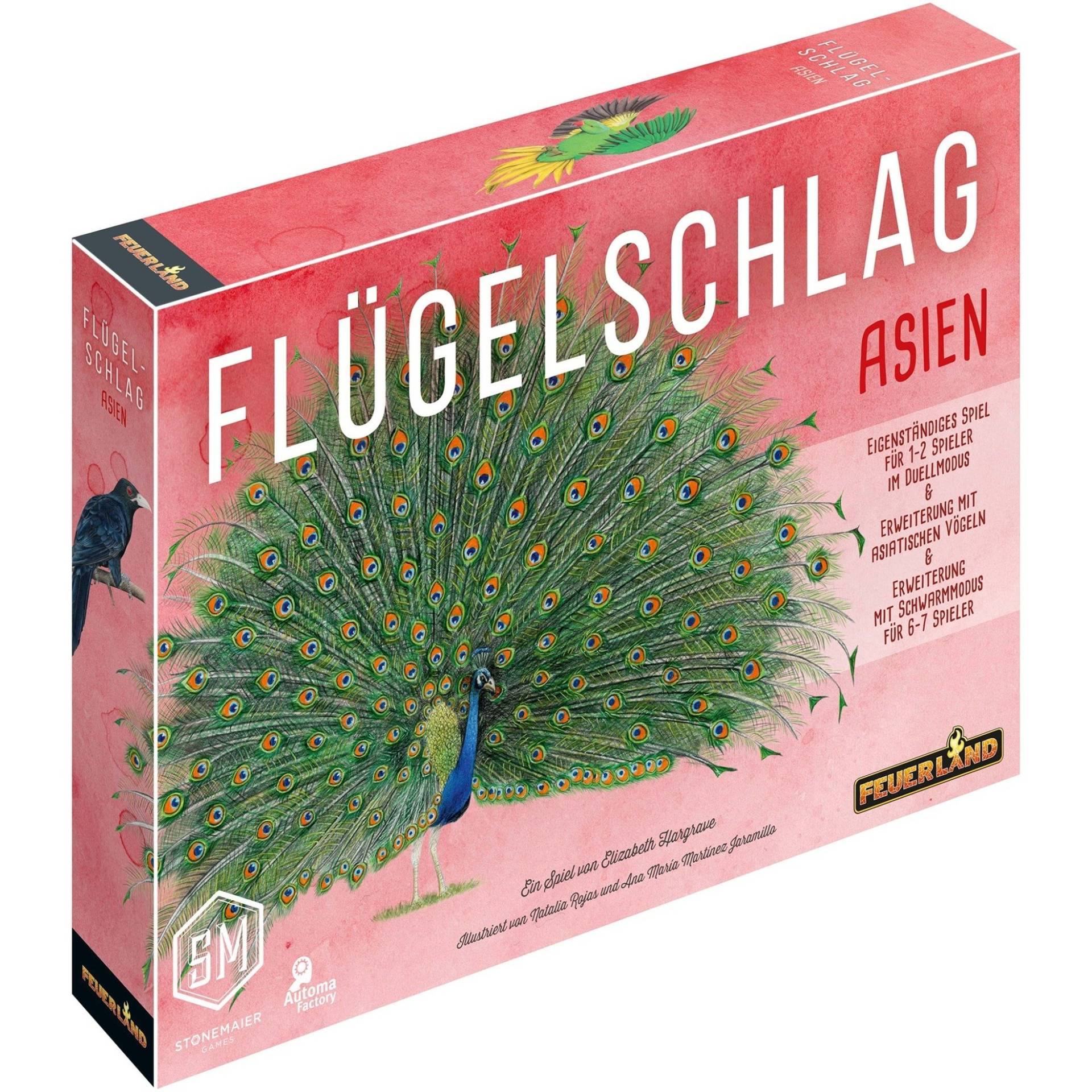 Flügelschlag: Asien-Erweiterung, Brettspiel von Pegasus