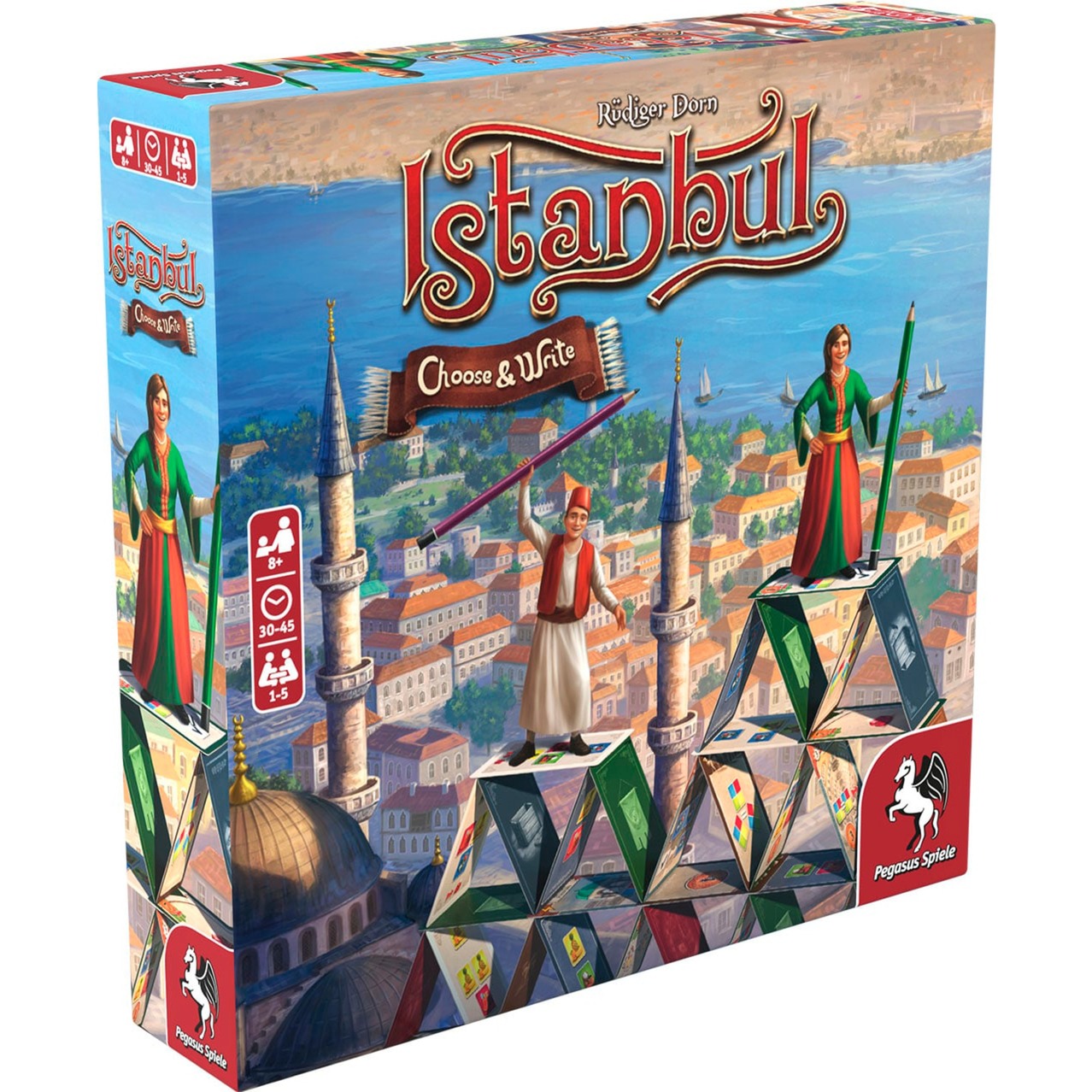 Istanbul - Choose & Write, Brettspiel von Pegasus