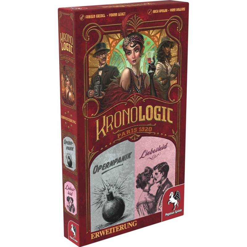 Kronologic - Paris1920: Liebesleid & Opernpanik, Brettspiel von Pegasus