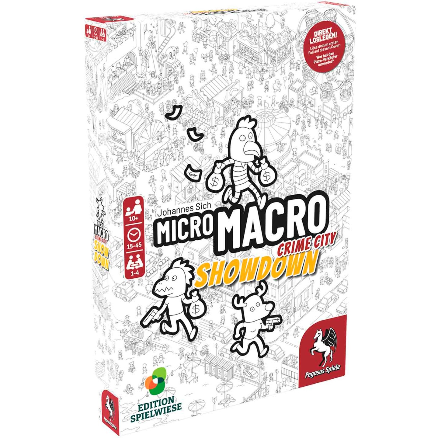 MicroMacro: Crime City 4 - Showdown, Brettspiel von Pegasus