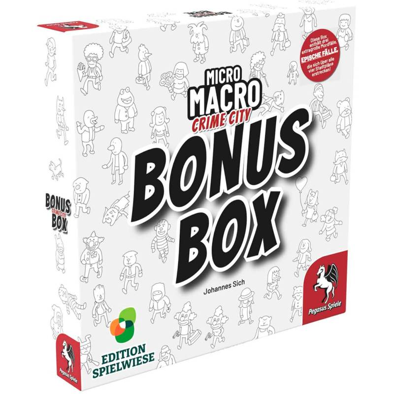 MicroMacro: Crime City - Bonus Box, Brettspiel von Pegasus