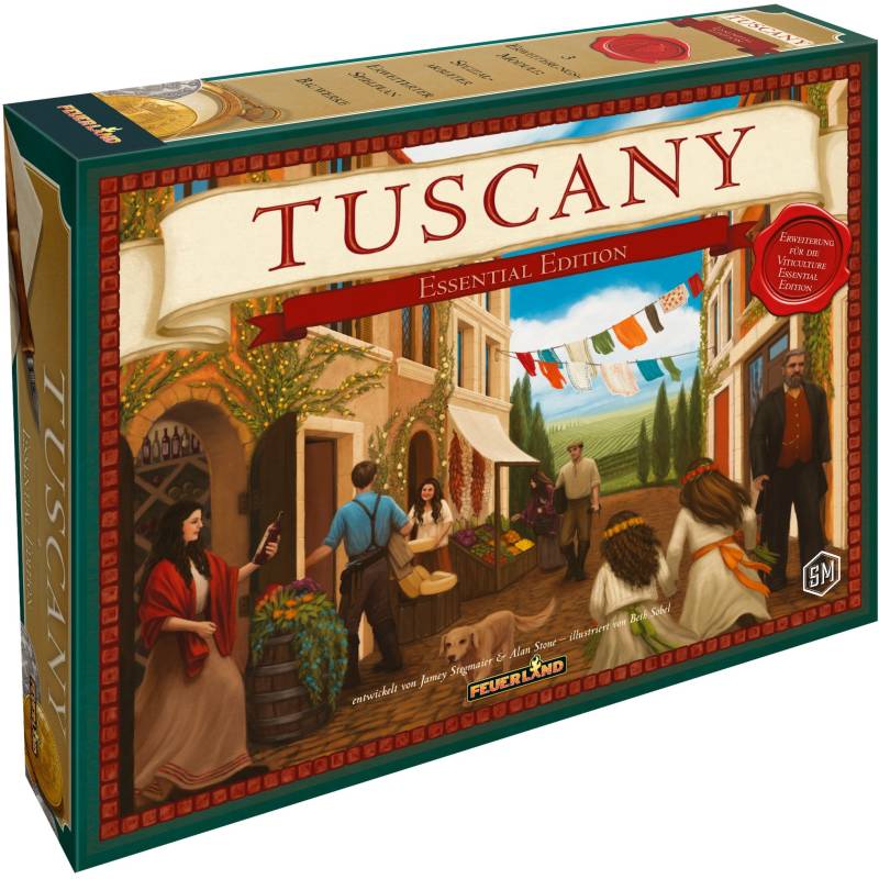 Viticulture: Tuscany Essential Edition, Brettspiel von Pegasus