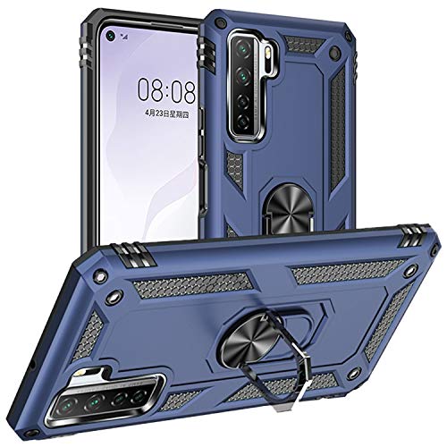 Pegoo für Huawei P40 lite 5G Hülle,Handyhülle Hybrid Harte Rüstung Drop Resistance Handys Schutzhülle für Huawei P40 lite 5G/nova 7 SE (Dunkelblau) von Pegoo