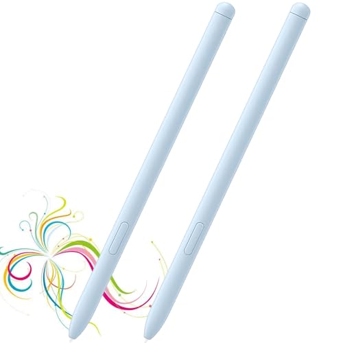 2 Stück Galaxy Tab S10 Eingabestift Ersatz (ohneBluetooth) für Samsung Galaxy Tab S10 S Pen für Galaxy Tab S10/S10+/S10 Plus/S10 Ultra Stift mit kostenlosen Spitzen/Federn, Mondstein Grau von PeiDog