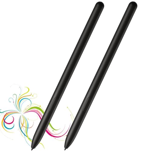 2 Stück Galaxy Tab S10 Eingabestift Ersatz (ohneBluetooth) für Samsung Galaxy Tab S10 S Pen für Galaxy Tab S10/S10+/S10 Plus/S10 Ultra Stift mit kostenlosen Spitzen/Federn Schwarz von PeiDog