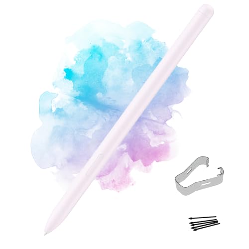 PeiDog Galaxy Tab S9 FE S Pen Ersatz (EJ-PX510) für Samsung Galaxy Tab S9 FE/ S9 FE+/S9 FE Plus + SM-X510, SM-X516B, SM-X610, SM-X616B Stylus Pen mit kostenlosen Spitzen/Federn (Lavendel) von PeiDog