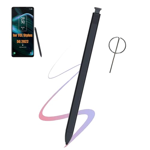 Stylus 5G Stift Ersatz für TCL Stylus 5G Stylus Pen T779W Version S Pen mit Auswurfstift (Lunar Black) von PeiDog