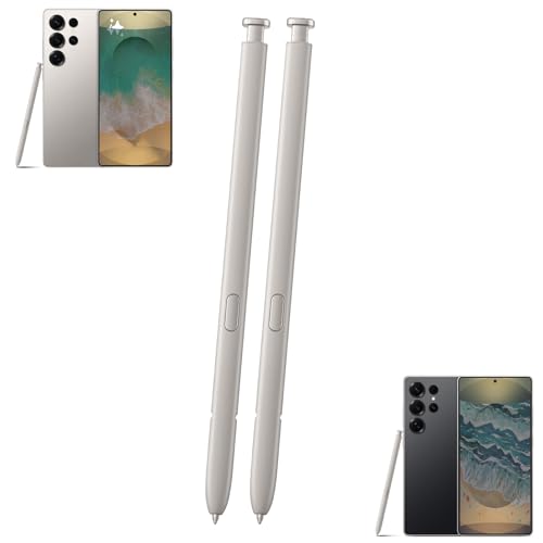 2 Pack Galaxy S25 Ultra S Pen Kompatibel mit Samsung Galaxy S25 Ultra EJ-PS938 für Samsung Galaxy S25 Ultra S Pen Alle Versionen (Hellgrau) von Peixiong