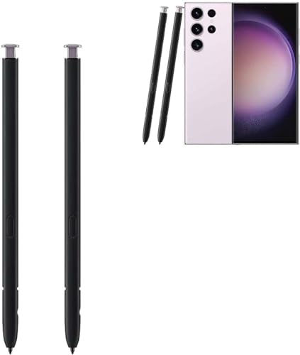 2 Pack für Galaxy S23 Ultra Pen Ersatz für Samsung Galaxy S23 Ultra 5G, S23 Ultra S Pen Galaxy S23 Ultra Stylus S Pen Ersatz, Ohne Bluetooth (Lila) von Peixiong