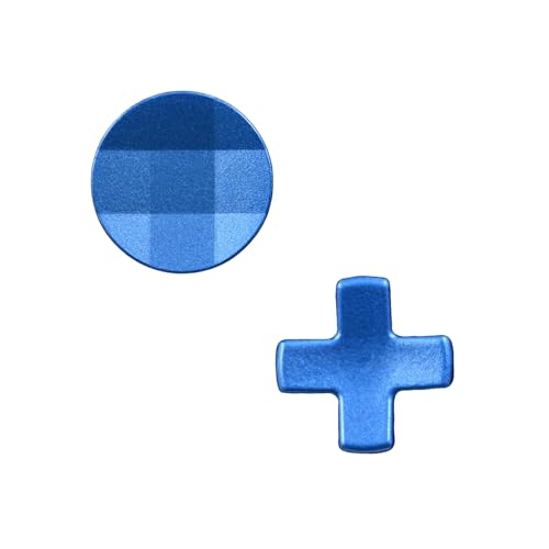 2 Pcs Metal D-Pads Set for Xbox Elite Series 2 Controller for Xbox Elite 2 Core Controller, Replacement Parts Directional Pad Button Kits for Xbox One Elite Series 2 Controller (Blue) von Peixiong