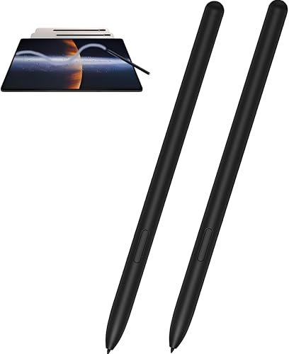 2 Stück Galaxy Tab S8 S Pen Ersatz für Samsung Galaxy Tab S8 Eingabestift Ersatz für S8 S8+ S8 Ultra, S7/S7+ Plus S Pen/S7 (EJ-PT870) - ohneBluetooth (schwarz) von Peixiong