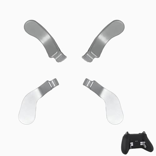 4 Pcs Elite Controller Paddles for Xbox Elite Series 2 for Xbox Elite 2 Core Controller, Trigger Paddles for Xbox One Elite (Silver) von Peixiong