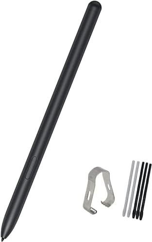 Ersatz-Stift für Samsung Galaxy Tab S7, Tab S7 FE SM-T730, SM-T733, SM-T736B, Tab S7 FE Ersatz-Stift + Spitzen/Federn, ohne Bluetooth (Mystisches Schwarz) von Peixiong