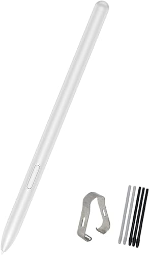Ersatz-Stift für Samsung Galaxy Tab S7, Tab S7 FE SM-T730, SM-T733, SM-T736B, Tab S7 FE Ersatz-Stift + Spitzen/Federn ohne Bluetooth, mystisches Silber Ersatz-Stift für Samsung Galaxy Tab S7, Tab S7 FE SM-T730, SM-T733, SM-T736B, Tab S7 FE Ersatz-Stift + Spitzen/Federn ohne Bluetooth, mystisches Silber von Peixiong