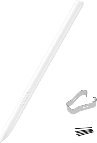 Ersatzstift für Samsung Galaxy Tab S10 Ultra S Pen, Eingabestift für Galaxy Tab S10, Tab S10+, Tab S10 Ultra, mit weißen Spitzen/Federn (ohne Bluetooth) von Peixiong