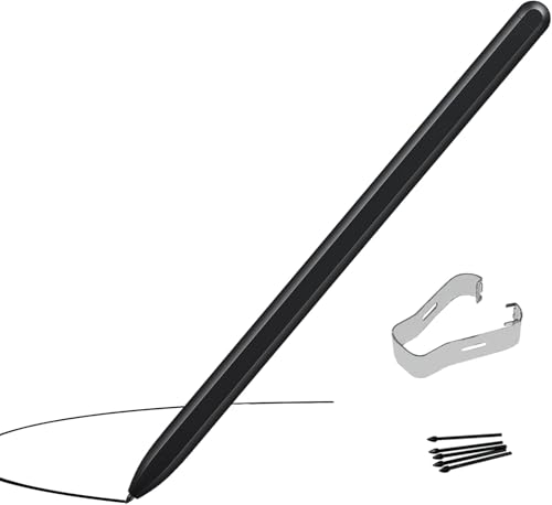 Ersatzstift für Samsung Galaxy Tab S8 S8 + S8 Ultra, S7/S7+ Plus S Pen/S7 (EJ-PT870), ohne Bluetooth, mit Ohrstöpseln und Spitzen, Schwarz von Peixiong