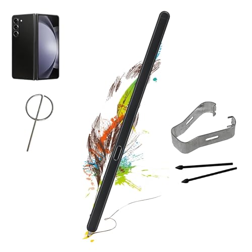 Galaxy S Pen Fold Edition für Samsung Galaxy Z Fold 5/Fold 6 Stylus Pen + 2 Spitzen/Spitzen (schwarz) von Peixiong
