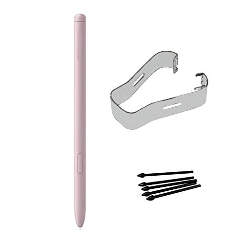 Galaxy Tab S6 Lite Stylus Pen Touchscreen Stylus S Pen Ersatzteil für Samsung Galaxy Tab S6 Lite SM-P610N EJ-PP610 mit Spitzen/Federn Pinzette (Chiffon-Rose) von Peixiong