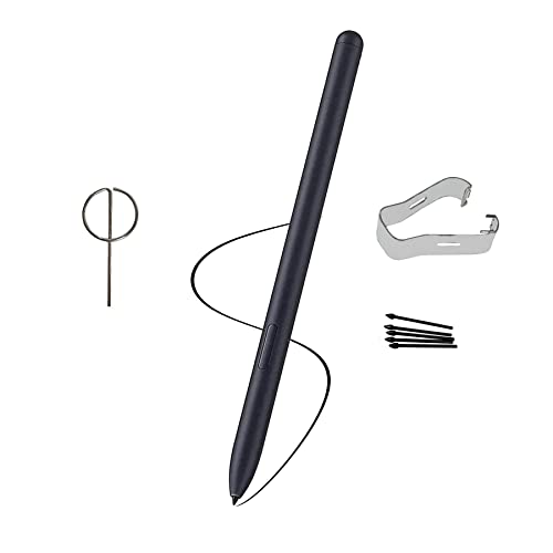 Galaxy Tab S8 Ultra S Pen Ersatz für Samsung Galaxy S8 S8 Plus S8 Ultra Touch Stylus S Pen (ohne Bluetooth) + Spitzen + Auswurfstift (schwarz) von Peixiong