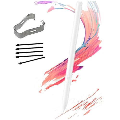 Galaxy Tab S9 S Pen Ersatz (ohne Bluetooth) für Samsung Galaxy Tab S9 S Pen für Galaxy Tab S9/S9+/ S9 Ultra, S8/S8+/ S8 Ultra mit Spitzen/Spitzen (Beige) von Peixiong