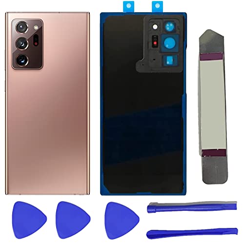 Peixiong Galaxy Note20 Ultra Back Glass Ersatz für Samsung Galaxy Note20 Ultra 5G Gehäuse Tür Panel Back Cover mit Kamera-Glaslinse und vorinstalliertem Klebeband + Werkzeug (Roségold) von Peixiong