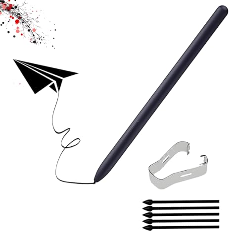 Peixiong Samsung S10 FE/S10 FE + Stylus Ersatz (Bluetooth-fähig) für Samsung Galaxy S10 FE/S10 FE + Tablet Stylus mit 5 Federn/Stiften (Schwarz) von Peixiong