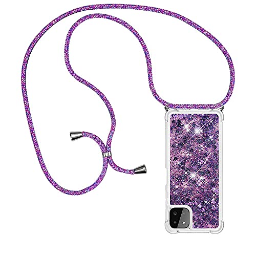 PekaTech Handykette für Samsung Galaxy A22 5G, Glitzer Flüssig Bewegende Treibsand Hülle mit Band Umhängetaschen+Hüllen mit Umhängeband Handykordel mit Schutzhülle Stylische Kette mit Case PekaTech Handykette für Samsung Galaxy A22 5G, Glitzer Flüssig Bewegende Treibsand Hülle mit Band Umhängetaschen+Hüllen mit Umhängeband Handykordel mit Schutzhülle Stylische Kette mit Case von PekaTech