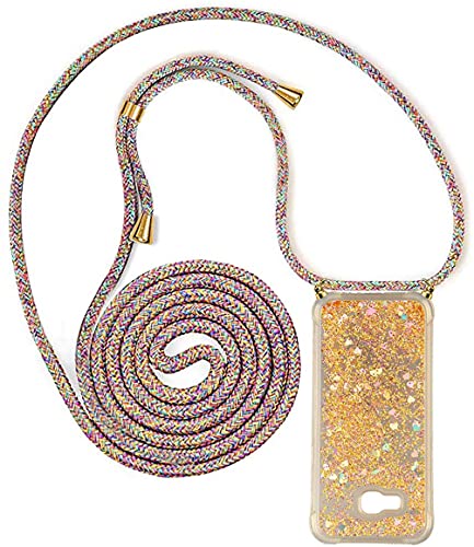 PekaTech Handykette für Samsung Galaxy A5 2017 / A520, Glitzer Flüssig Bewegende Treibsand Hülle mit Band Umhängetaschen+Hüllen mit Umhängeband Handykordel mit Schutzhülle Stylische Kette mit Case PekaTech Handykette für Samsung Galaxy A5 2017 / A520, Glitzer Flüssig Bewegende Treibsand Hülle mit Band Umhängetaschen+Hüllen mit Umhängeband Handykordel mit Schutzhülle Stylische Kette mit Case von PekaTech