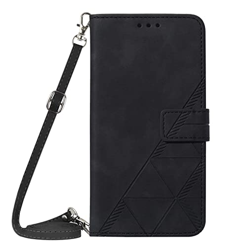 PekaTech Handykette für Samsung Galaxy A52 / A52s Schutzhülle, PU-Leder Hülle - Handyhülle mit Band zum Umhängen - Klapptasche Handytasche Case mit Handy-Kette, Kartenfach und Portmonee, Schwarz PekaTech Handykette für Samsung Galaxy A52 / A52s Schutzhülle, PU-Leder Hülle - Handyhülle mit Band zum Umhängen - Klapptasche Handytasche Case mit Handy-Kette, Kartenfach und Portmonee, Schwarz von PekaTech