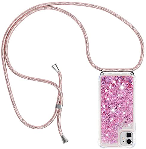 PekaTech Handykette für iPhone 11, Glitzer Flüssig Bewegende Treibsand Hülle mit Band Umhängetaschen+Hüllen mit Umhängeband Handykordel mit Schutzhülle Stylische Kette mit Case PekaTech Handykette für iPhone 11, Glitzer Flüssig Bewegende Treibsand Hülle mit Band Umhängetaschen+Hüllen mit Umhängeband Handykordel mit Schutzhülle Stylische Kette mit Case von PekaTech