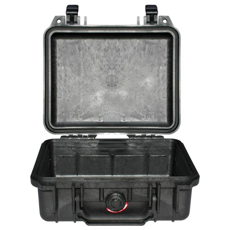 Peli 1200 BK Flightcase ohne Schaumstoff 270 x 246 x 124 mm von Peli