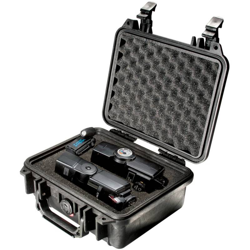 Peli 1200 BKF Flightcase inkl. Schaumstoff, schwarz 235x181x105 mm von Peli