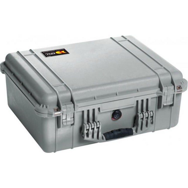 Peli 1550 SVF Flightcase inkl. Schaumstoff 468x355x193 mm, silberfarben von Peli