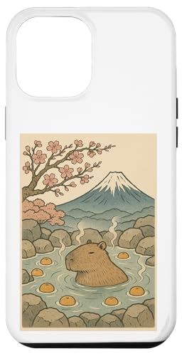 Capybara Kawaii Kunst in heißen Quellen mit Kirschblüten Hülle für iPhone 12 Pro Max Capybara Kawaii Kunst in heißen Quellen mit Kirschblüten Hülle für iPhone 12 Pro Max von Pelican Tries to Eat Cute Capaybara Design